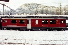 ABe 4/4 55 / Standort: Pontresina / Datum: 26.11.2000 / Zugnummer Reg 440