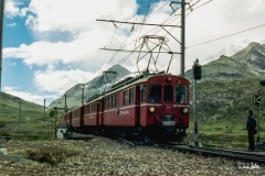 ABe 4/4 32 / Standort: Bernina Lagalp / Datum: 29.07.2000 / Zugnummer D 448