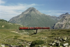 ABe 4/4 34 / Standort: Bei Bernina Lagalp / Datum: 02.08.2000 / Zugnummer D 419