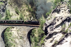 G 4/5 107 / Standort: Beim Landwasseviadukt / Datum: 24.06.2001 / Zugnummer Extrazug