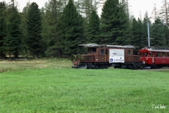 Ge 4/4 182 / Standort: Bei Pontresina / Datum: 20.05.2000 / Zugnummer Extrazug