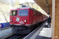 Ge 4/4 I 603 / Standort: Filisur / Datum: 27.10.2007 / Zugnummer R1832