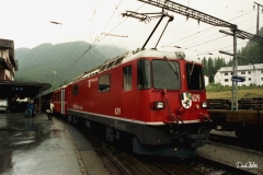 Ge 4/4 II 629 / Standort: Pontresina / Datum: 28.07.2000 / Zugnummer Reg 734