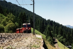 Ge 4/4 II 613 / Standort: Bei Cavadürli / Datum: 01.08.2000 / Zugnummer D 45