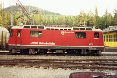 Ge 4/4 II 613 / Standort: Pontresina / Datum: 13.10.2000 / Zugnummer 15*5546