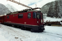 Ge 4/4 II 615 / Standort: Pontresina / Datum: 26.11.2000 / Zugnummer Reg 740