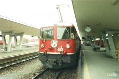 Ge 4/4 II 613 / Standort: Samedan / Datum: 25.03.2001 / Zugnummer Reg 731
