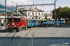 Ge 4/4 II 617 / Standort: In Chur / Datum: 01.08.2002 / Zugnummer 631