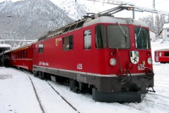 Ge 4/4 II 625 / Standort: Pontresina / Datum: 30.12.2003 / Zugnummer R 754