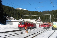 Ge 4/4 II 627 / Standort: Arosa / Datum: 17.02.2008