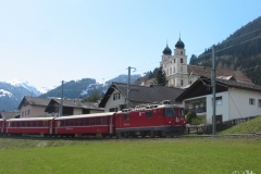 Ge 4/4 II 631 / Standort: Disentis / Datum: 16.04.2008