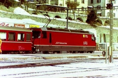 Ge 4/4 III 646 / Standort: St. Moritz / Datum: 06.02.1998