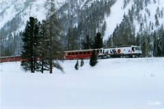 Ge 4/4 III 649 / Standort: Bevertal / Datum: 08.02.1999 / Zugnummer 515