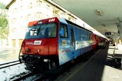 Ge 4/4 III 646 / Standort: In Samedan / Datum: 19.11.2001 / Zugnummer D 531