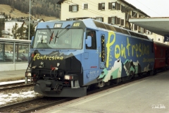 Ge 4/4 III 651 / Standort: In Samedan / Datum: 27.01.2002 / Zugnummer D 531