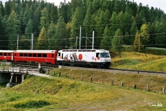 Ge 4/4 III 649 / Standort: Bei Celerina / Datum: 23.09.2002 / Zugnummer 544