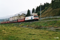 Ge 4/4 III 641 / Standort: Bei Samedan / Datum: 26.09.2002 / Zugnummer 17*905
