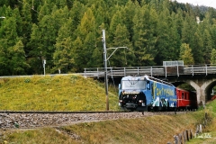 Ge 4/4 III 651 / Standort: Bei Celerina / Datum: 26.09.2002 / Zugnummer 545