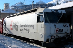 Ge 4/4 III 643 / Standort: St. Moritz / Datum: 29.12.2003 / Zugnummer D 560