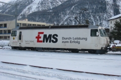 Ge 4/4 III 643 / Standort: Samedan / Datum: 09.01.2004