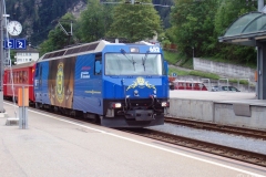 Ge 4/4 III 652 / Standort: Thusis / Datum: 22.08.2007 / Zugnummer RE1152