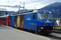 Ge 4/4 III 652 / Standort: Thusis / Datum: 22.08.2007 / Zugnummer RE1161