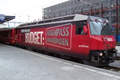 Ge 4/4 III 646 / Standort: Thusis / Datum: 22.08.2007 / Zugnummer RE1160