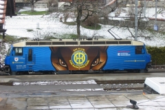 Ge 4/4 III 652 / Standort: Küblis / Datum: 06.04.2008