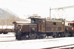 Ge 6/6 II 701 / Standort: Samedan / Datum: 17.02.2001