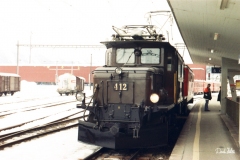 Ge 6/6 II 701 / Standort: Samedan / Datum: 17.02.2001