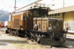 Ge 6/6 I 412 / Standort: In Pontresina / Datum: 05.09.2001