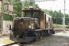 Ge 6/6 I 412 / Standort: In Pontresina / Datum: 05.09.2001