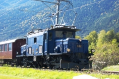 Ge 6/6 I 412 / Standort: Bei Bonaduz / Datum: 08.10.2005 / Zugnummer Extrazug
