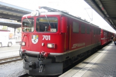 Ge 6/6 II 701 / Standort: Chur / Datum: 27.10.2007 / Zugnummer RE1133